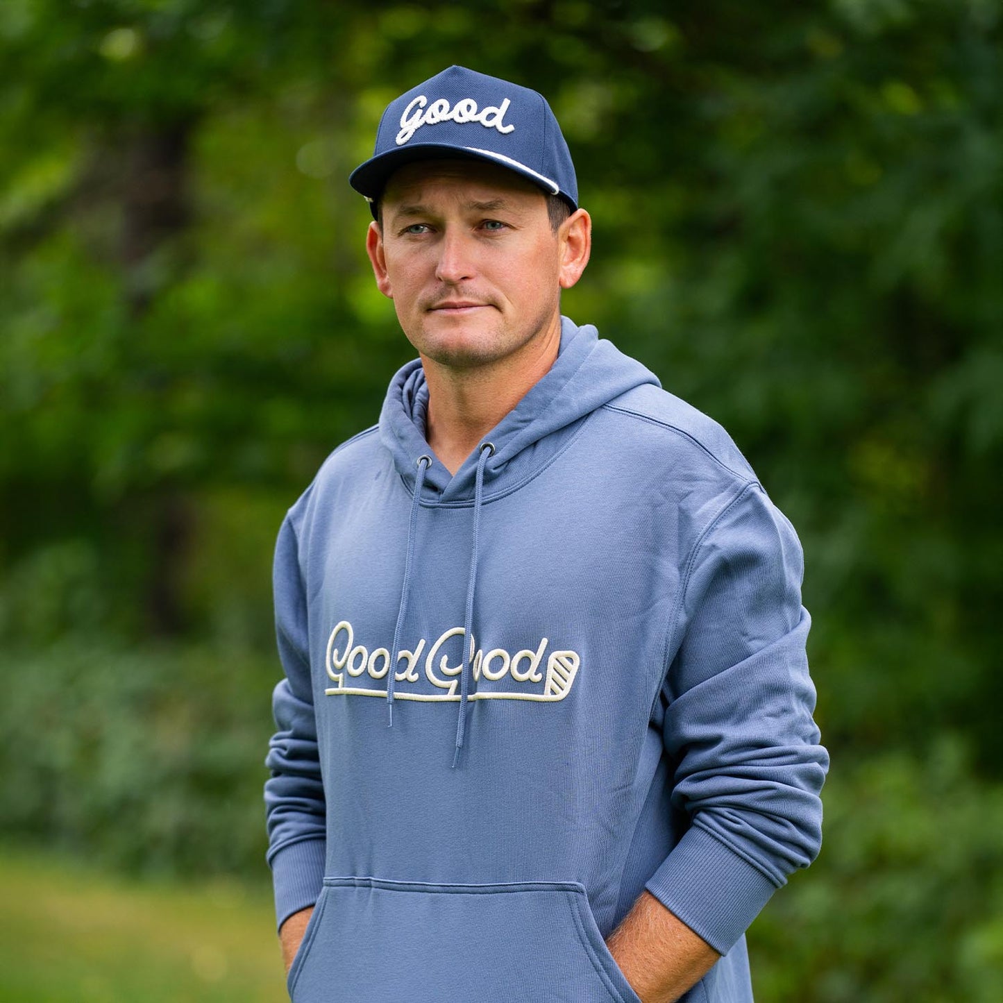 Indigo Mountain Fleece Hoodie