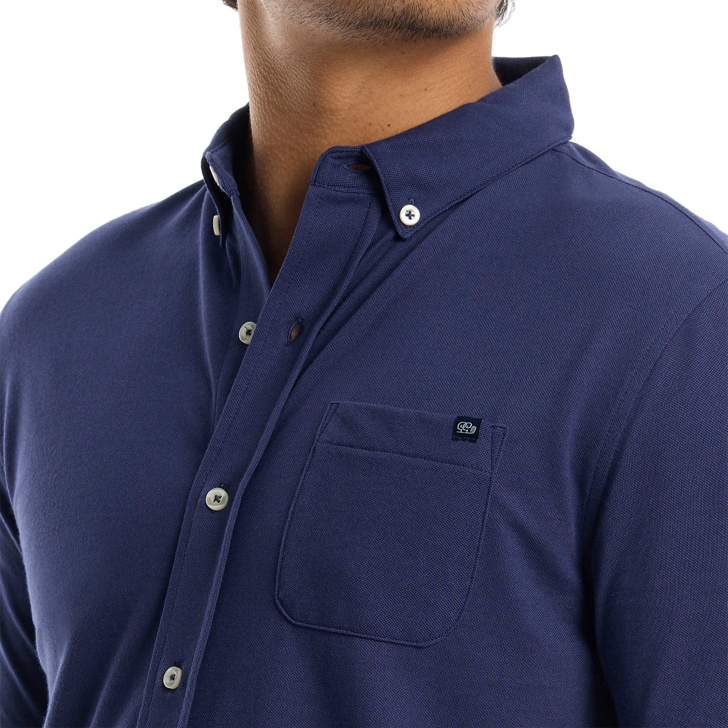 Midnight Pique Button Down