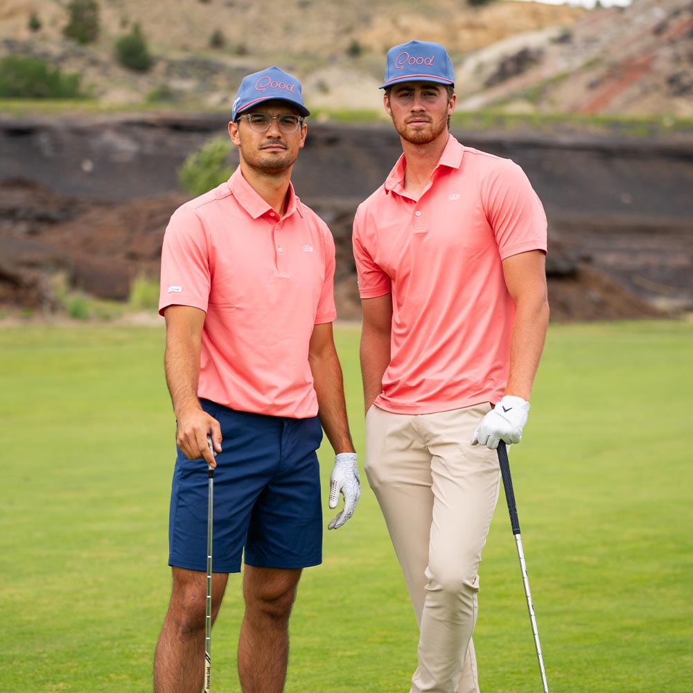 Peach Pitch Polo