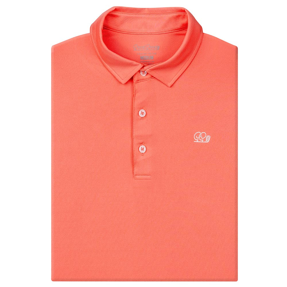 Peach Pitch Polo