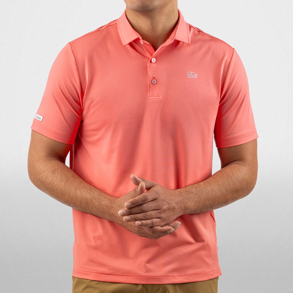 Peach Pitch Polo