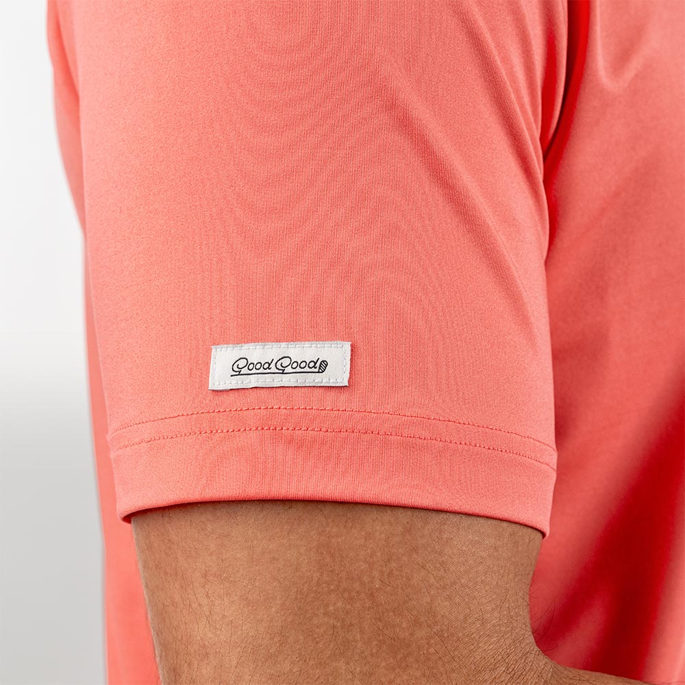 Peach Pitch Polo