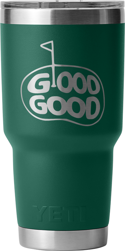 Good Good x Yeti Rambler 30 oz Tumbler Over There Green