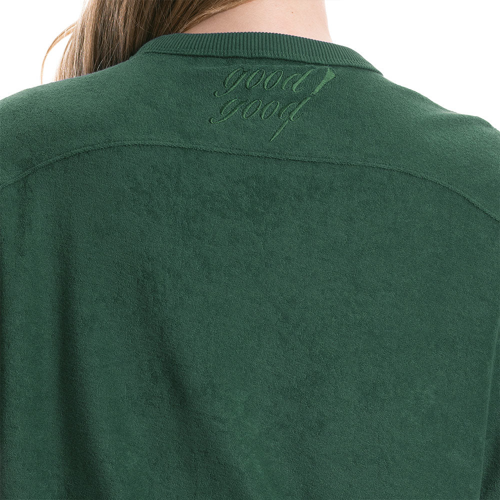 First Cut Terry Cropped Crew