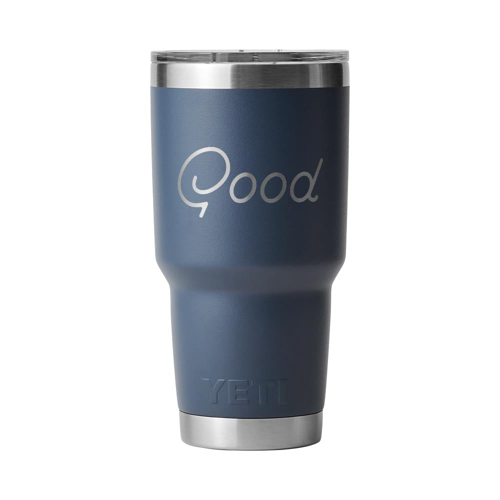 Good Good x Yeti Rambler 30 oz Tumbler Navy