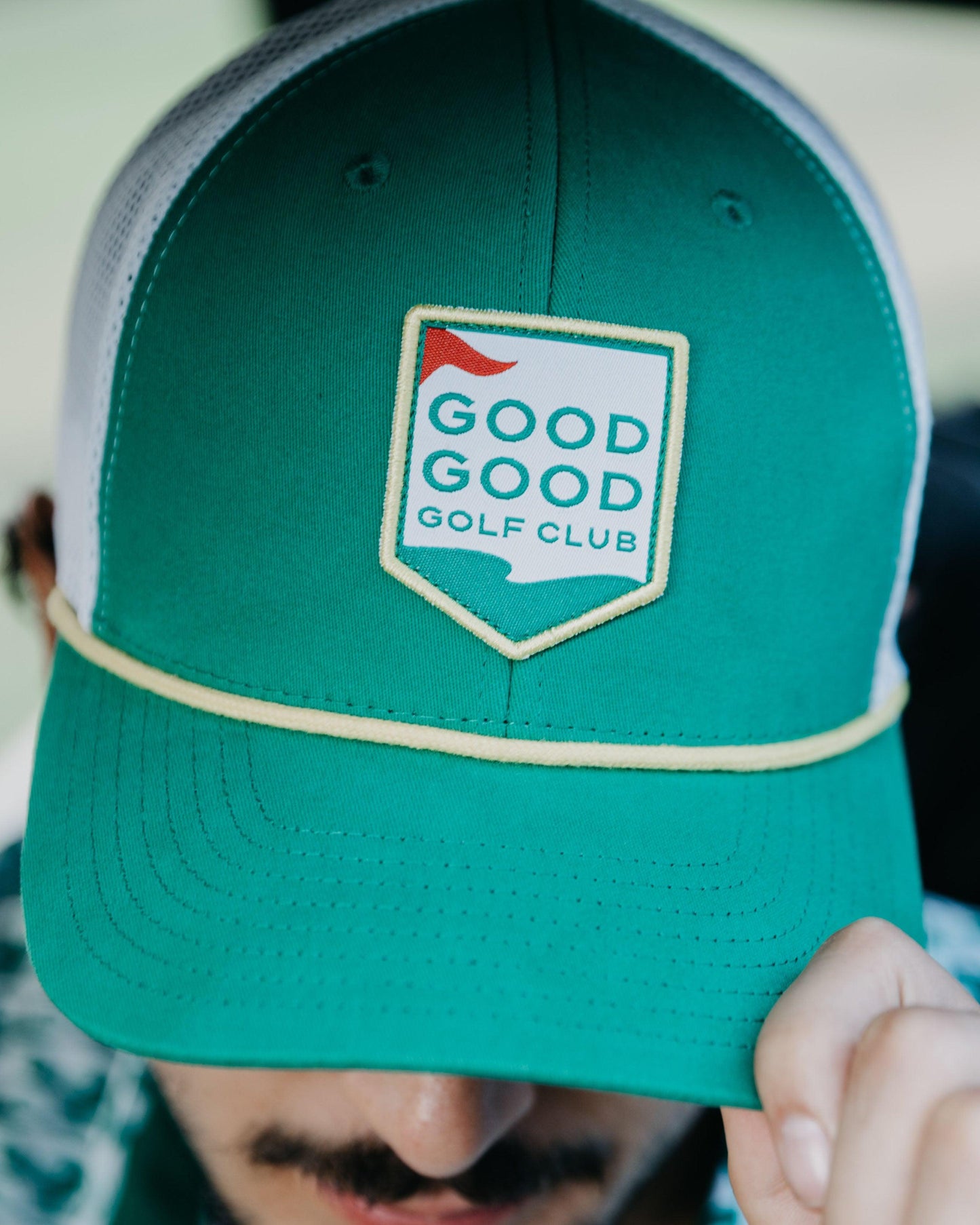 The Sunday Green Rope Hat - Exclusive Golf Hat by Good good Golf