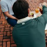 Born To Golf Long Sleeve Textured Polo