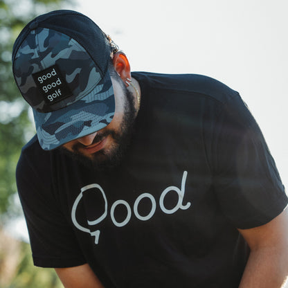 Good Black T-Shirt- Ultra-Soft Men's T-Shirt from Good Good Golf