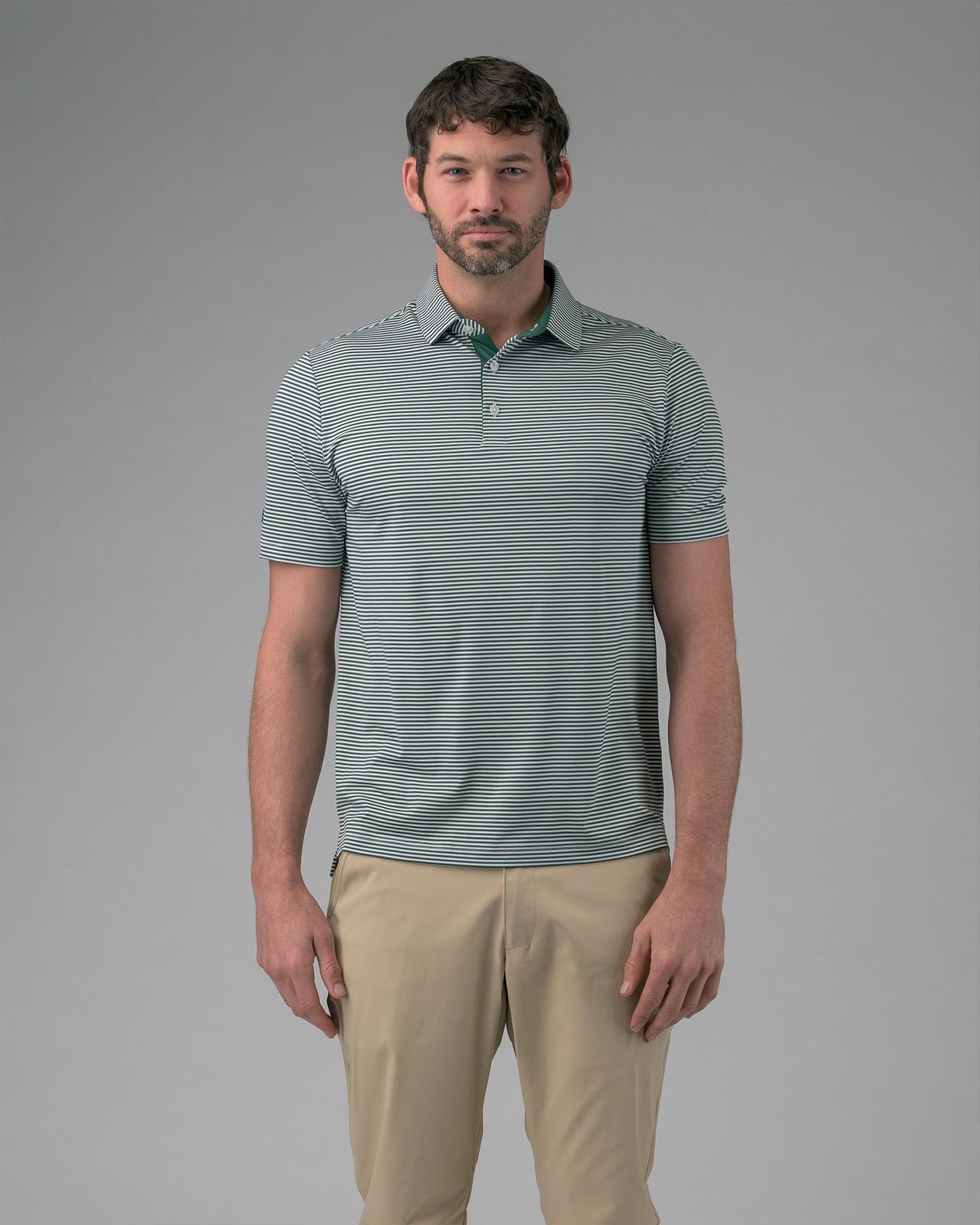 Born To Golf Stripe Polo