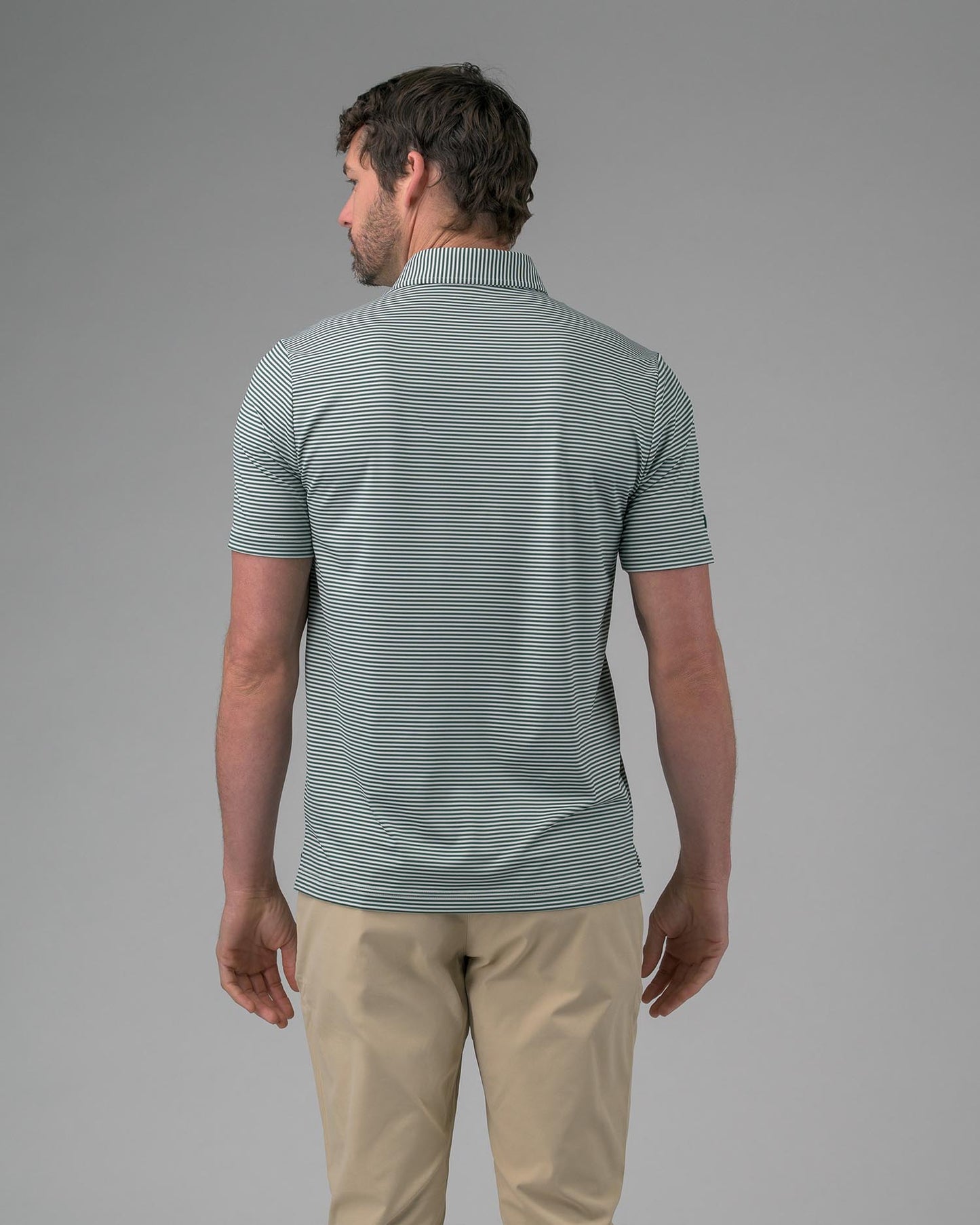 Born To Golf Stripe Polo