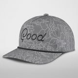 Grey Gloss Rope Hat