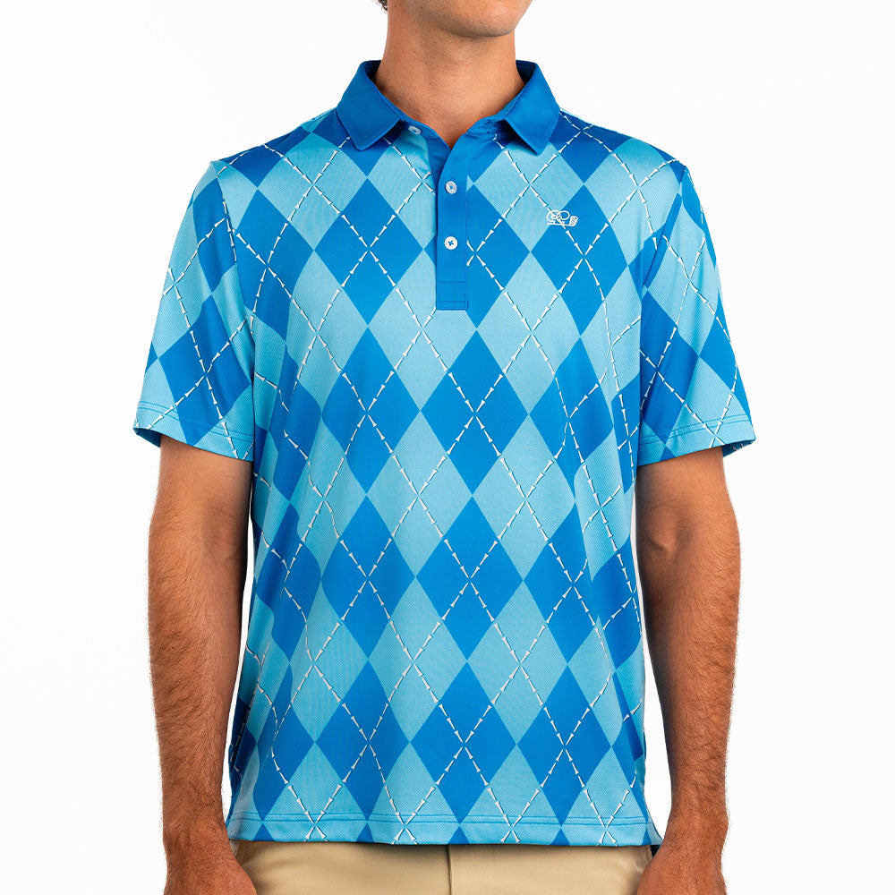 Old School Good Golf Shirts Old Stripes Green Polo