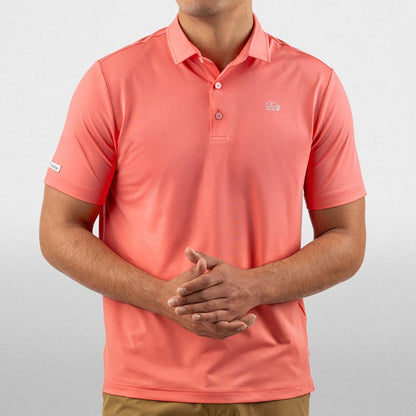 Peach Pitch Polo