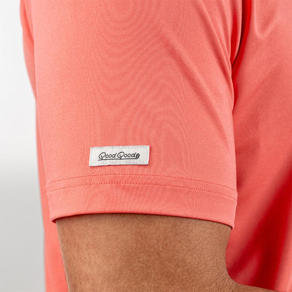 Peach Pitch Polo