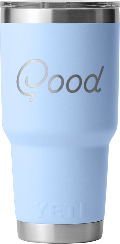 Good Good x Yeti Rambler 30 oz. Tumbler GG Blue