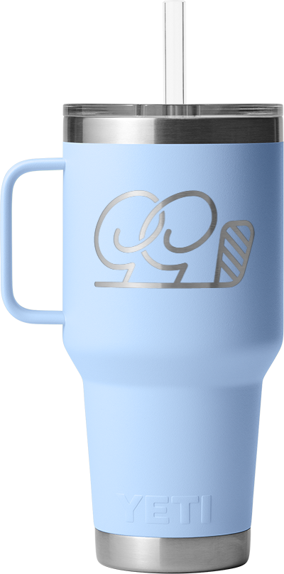 Good Good x Yeti Rambler 35 oz. Straw Mug GG Blue
