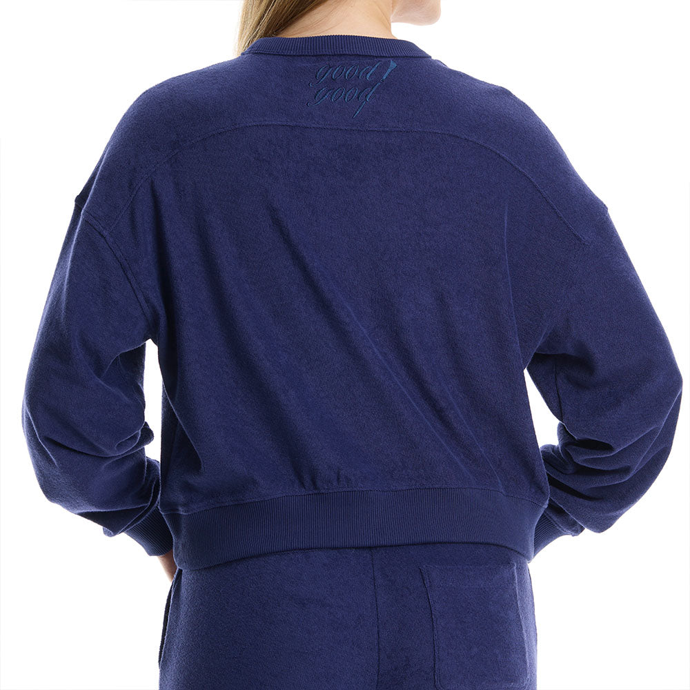 All Good Terry Cropped Crew