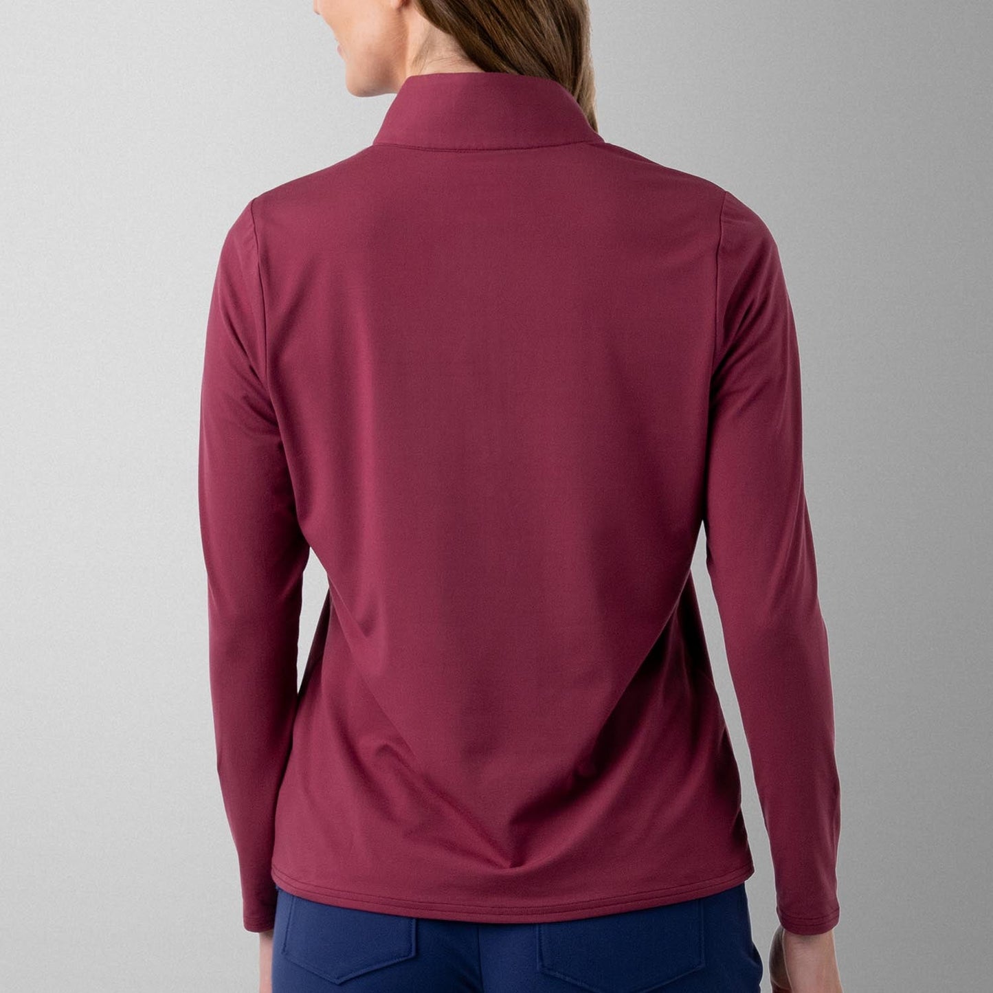 Women's Crimson Q-Zip
