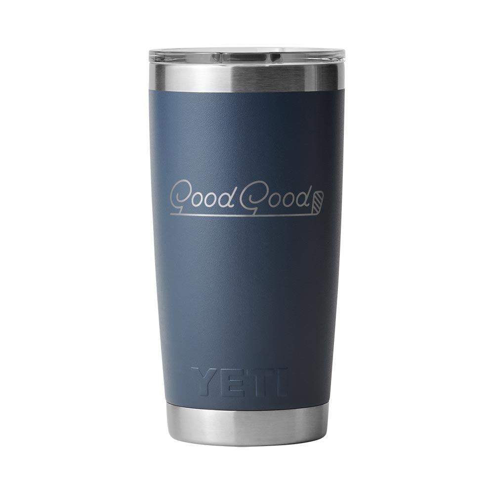 Good Good x Yeti Rambler 20 oz Tumbler Navy