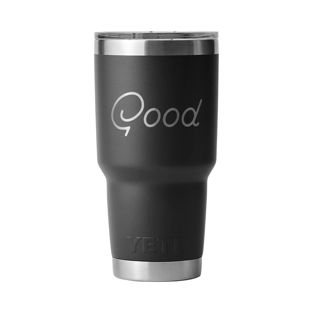 Good Good x Yeti Rambler 30 oz Tumbler Black