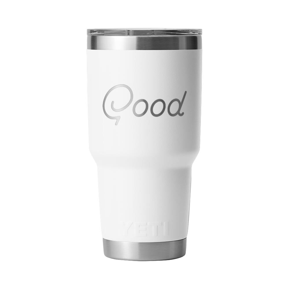 Good Good x Yeti Rambler 30 oz Tumbler White
