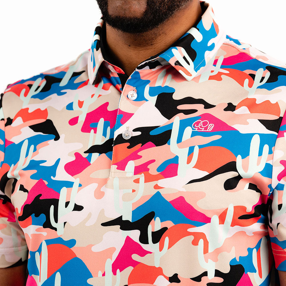 Cactus Camo Polo